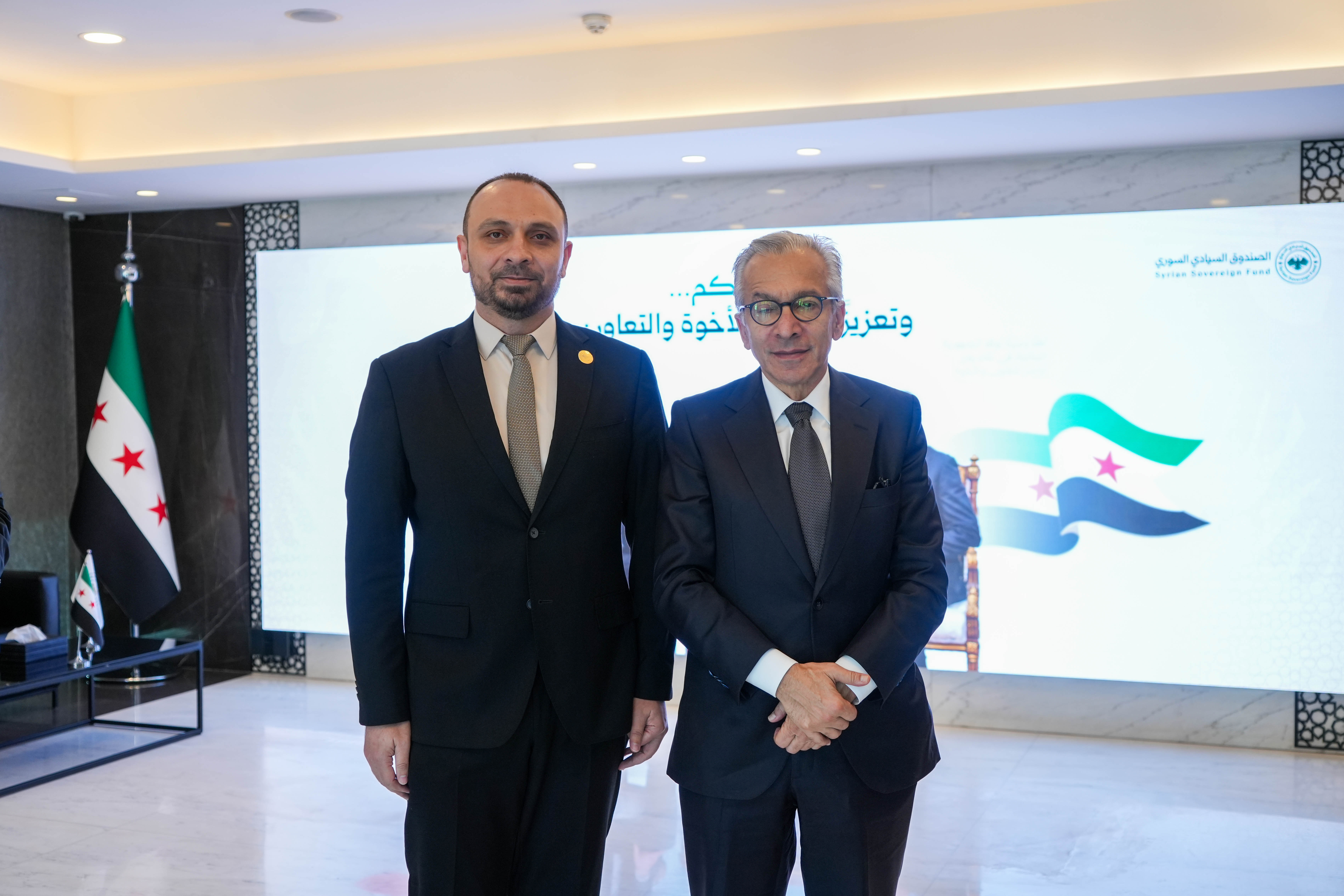 الصندوق السيادي السوري يستقبل وزير الاقتصاد اللبناني لبحث آفاق التعاون الاستثماري